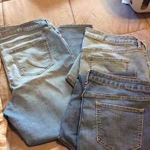 Lot of 3 Old Navy Skinny Jeans